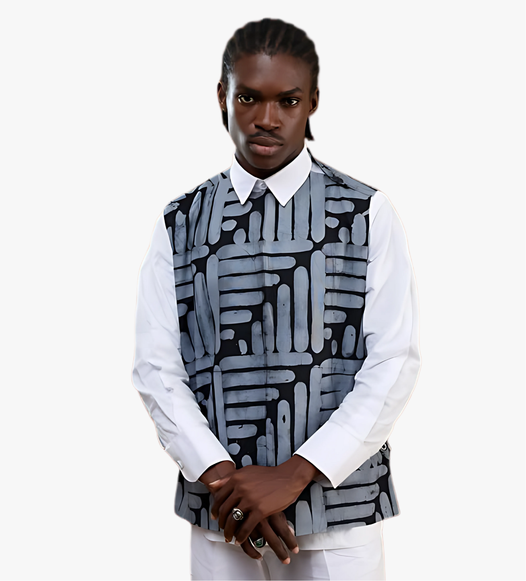 Top oversize sans manches