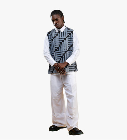 Top oversize sans manches