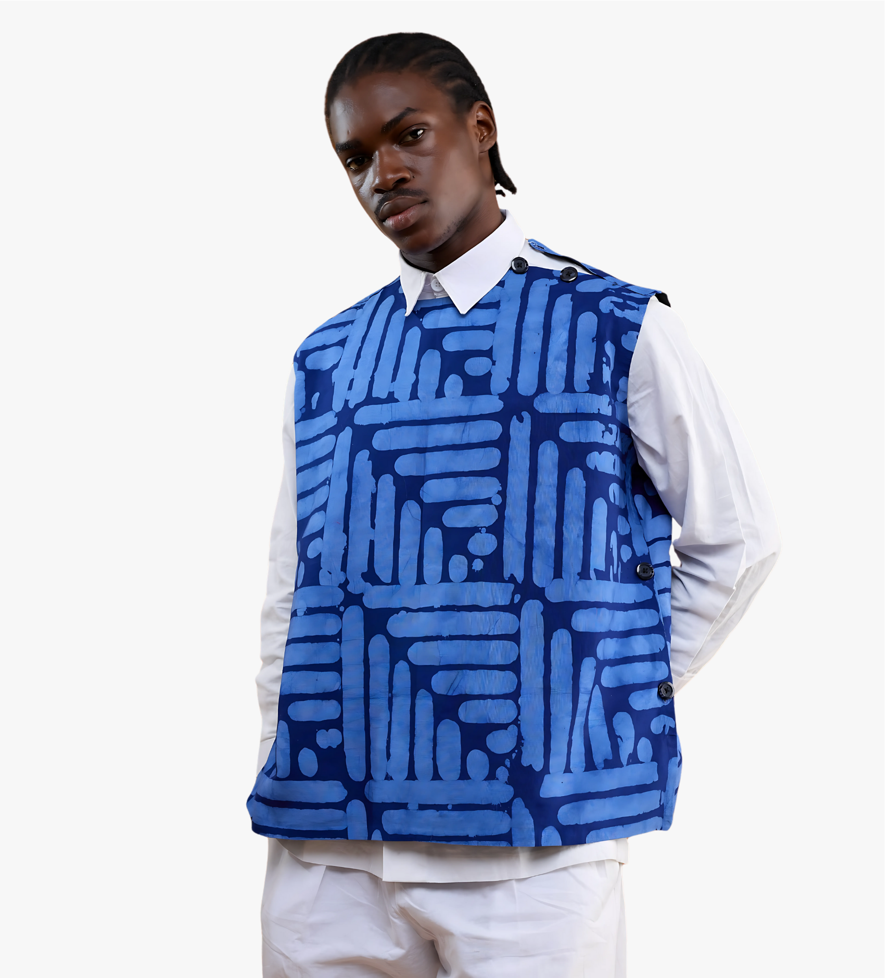 Top oversize sans manches