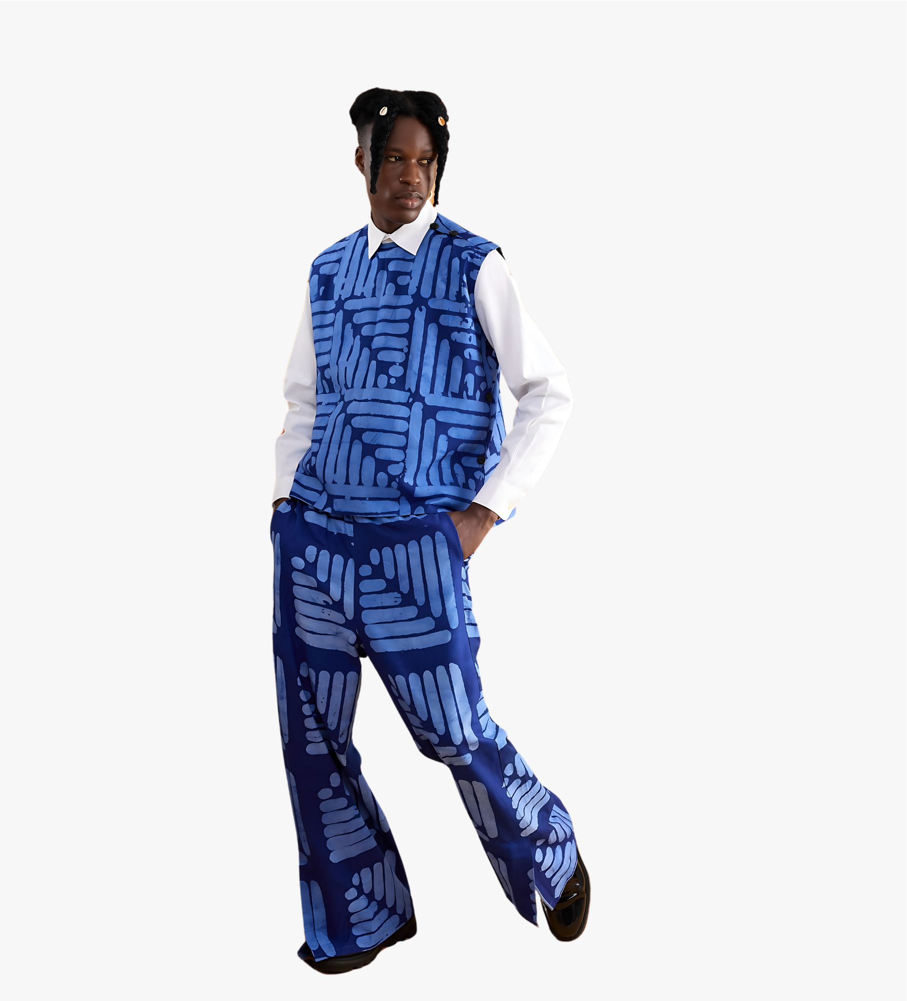 Top oversize sans manches