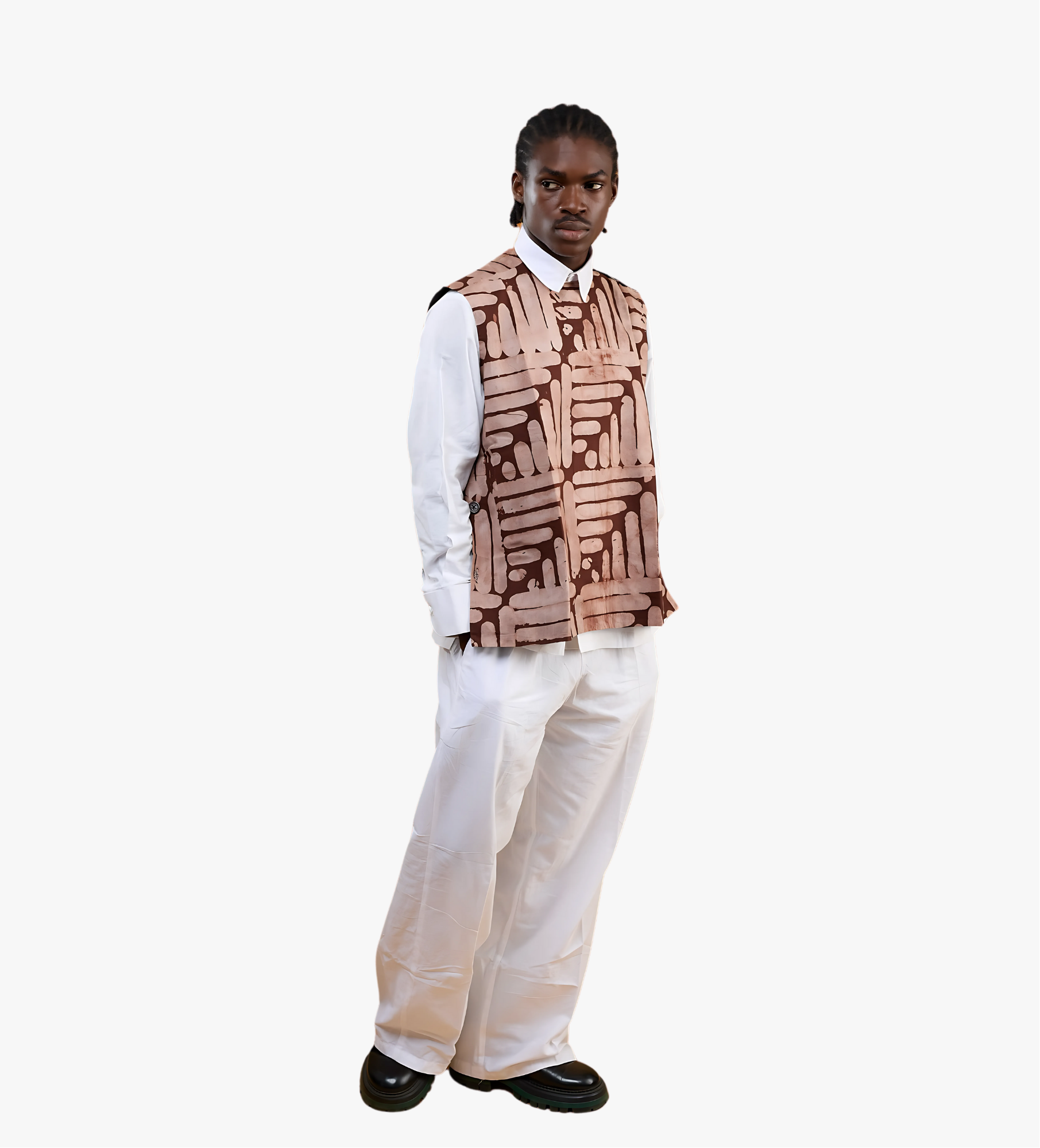 Top oversize sans manches