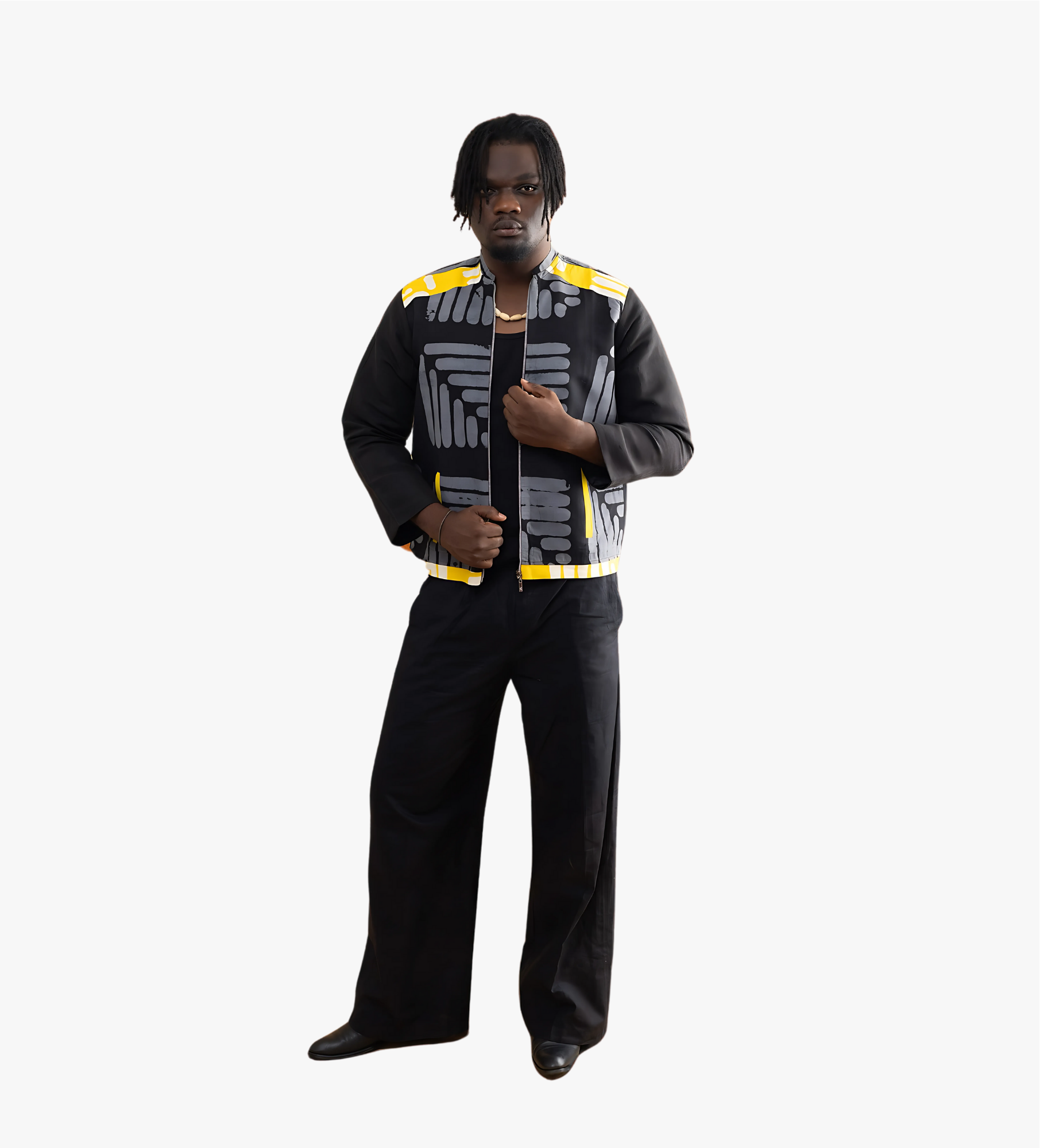 Veste artisanale imprimée