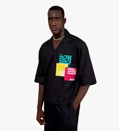 Ensemble noir - Poche tricolore