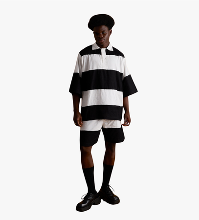 Ensemble polo rayé