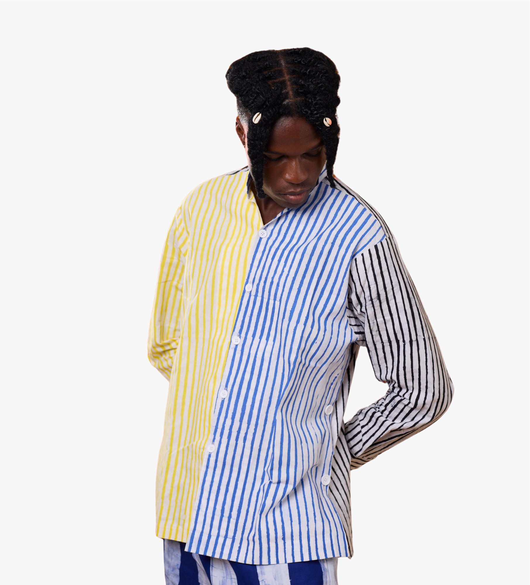 Chemise à rayures colorées - Continuité