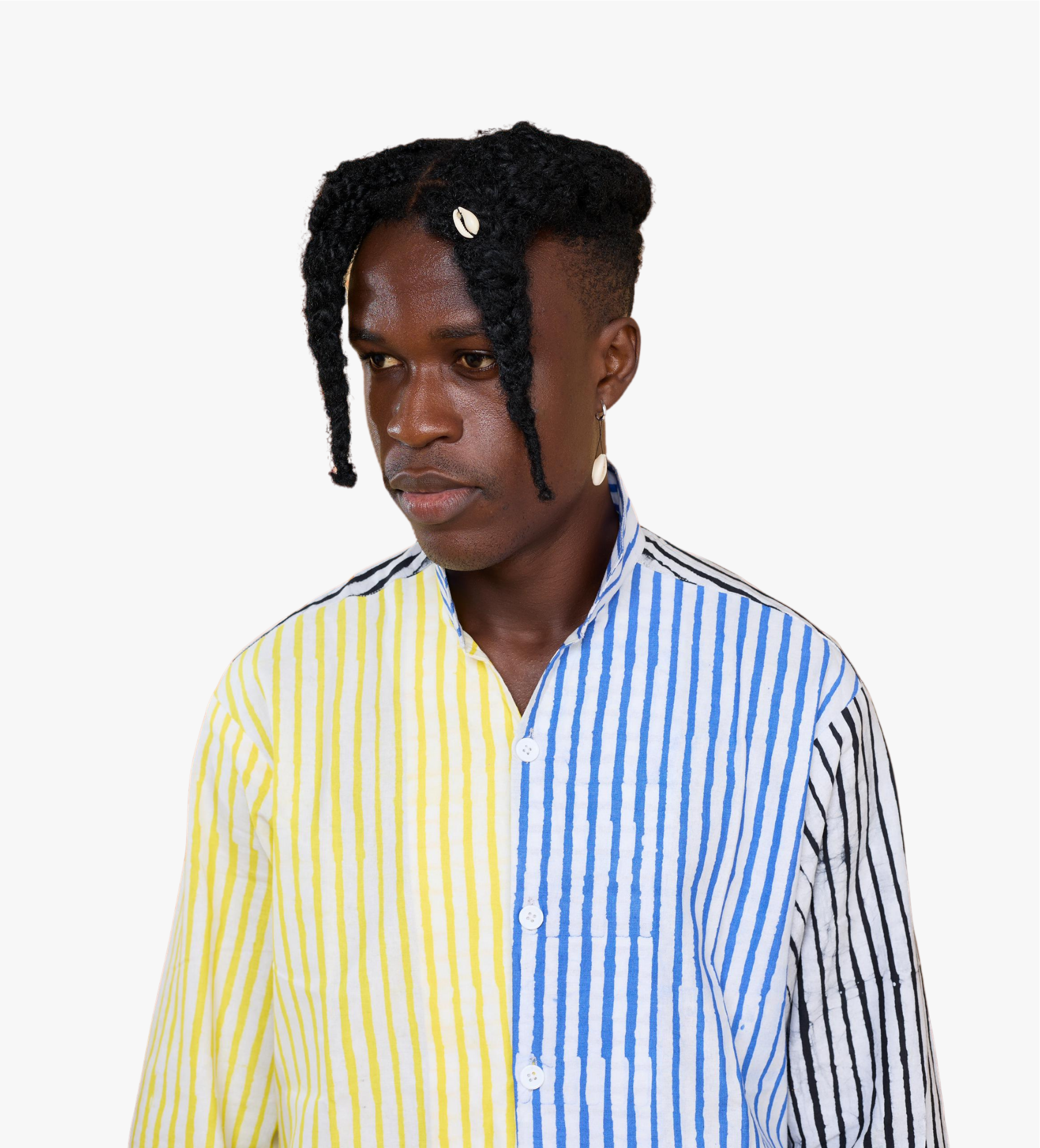 Chemise à rayures colorées - Continuité