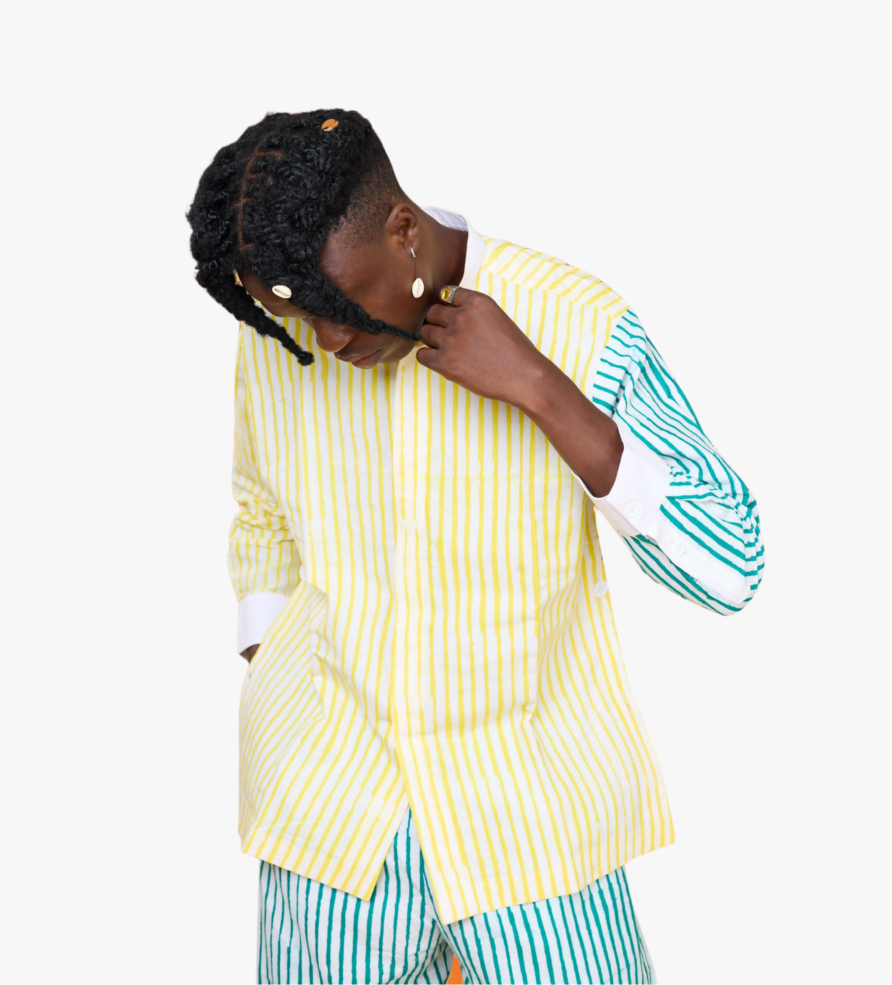 Chemise à rayures colorées - Continuité