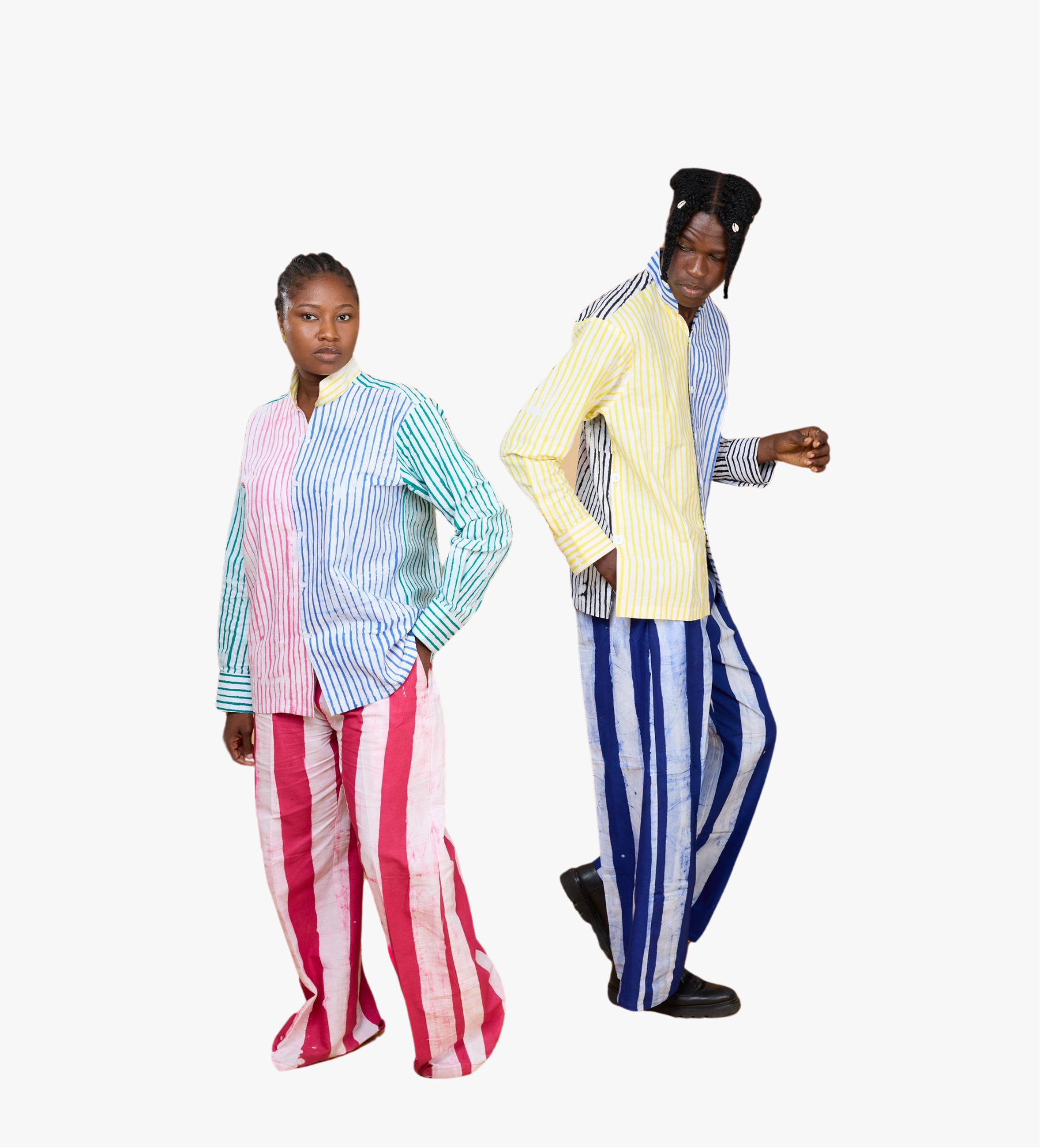 Chemise à rayures colorées - Continuité