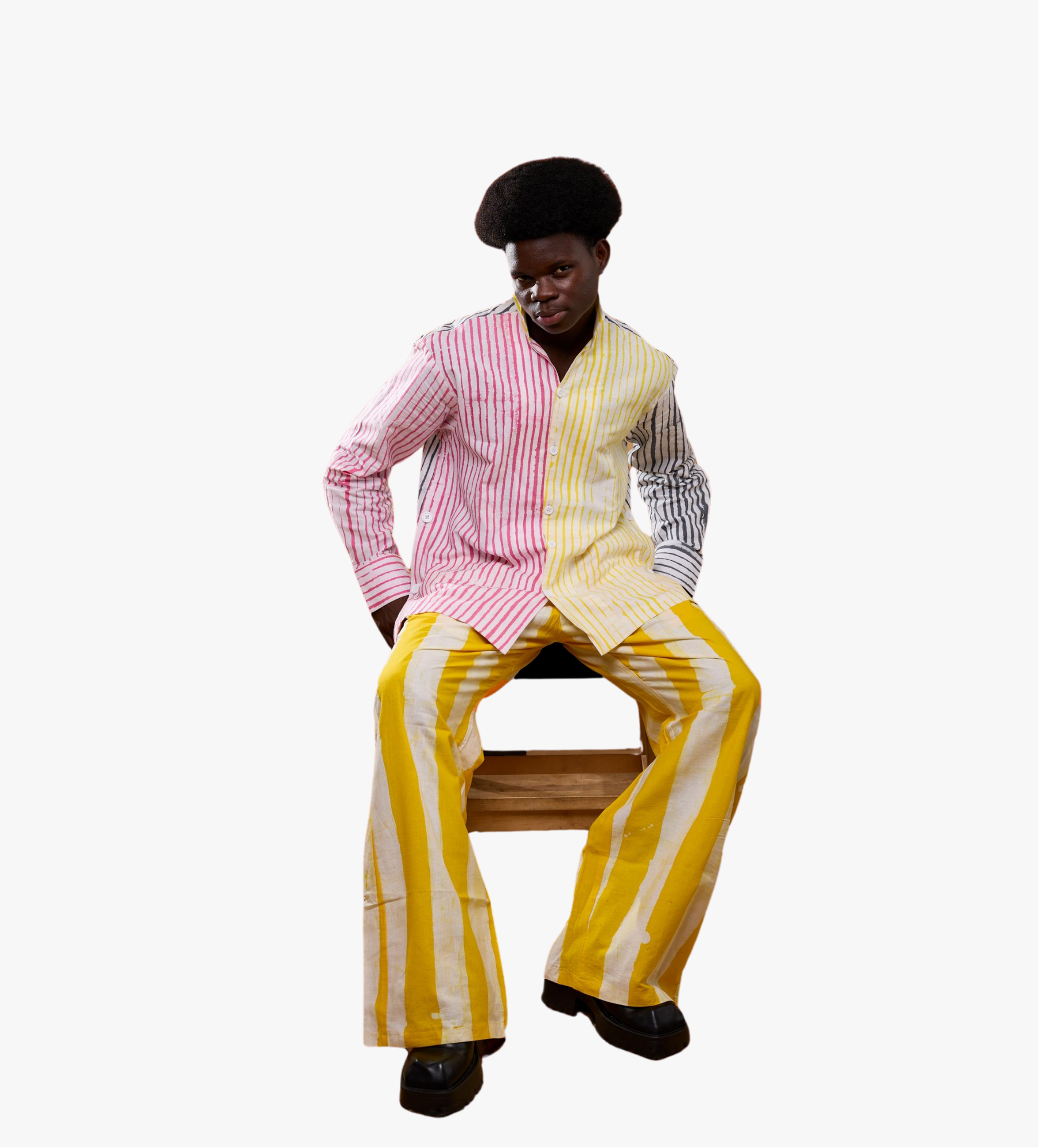 Chemise à rayures colorées - Continuité