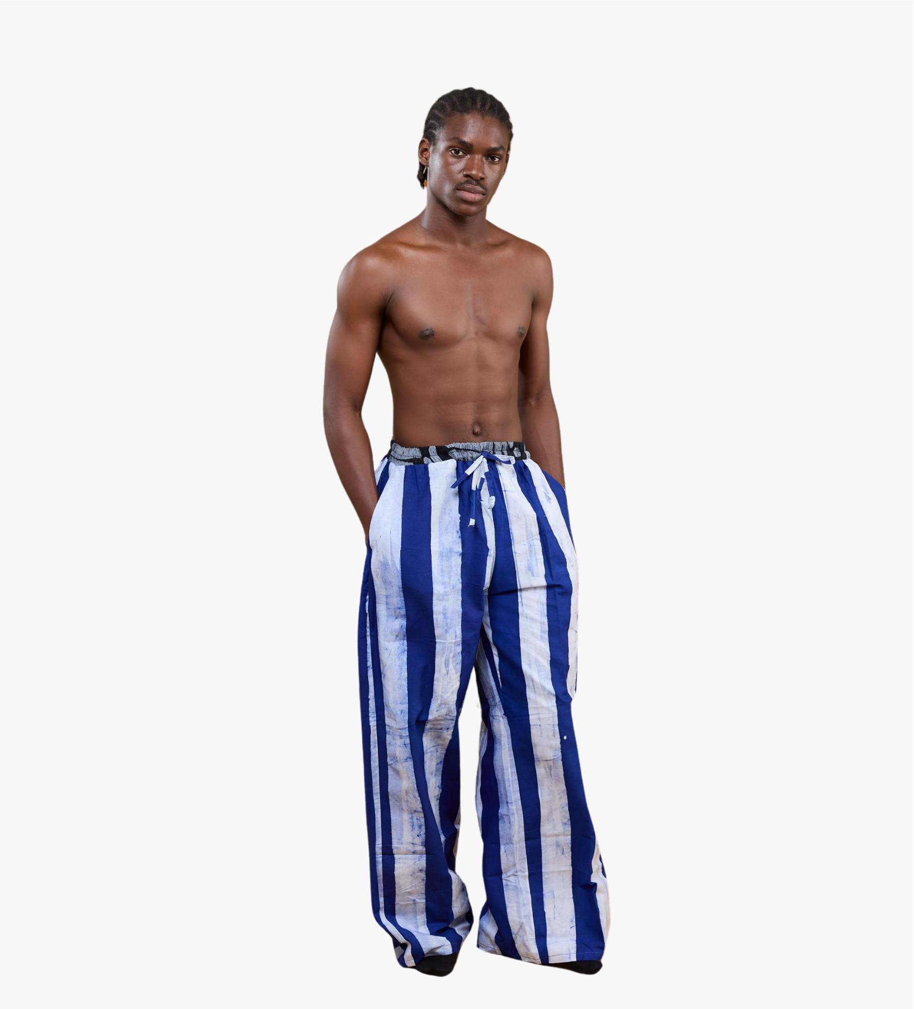 Pantalon d’été à rayures