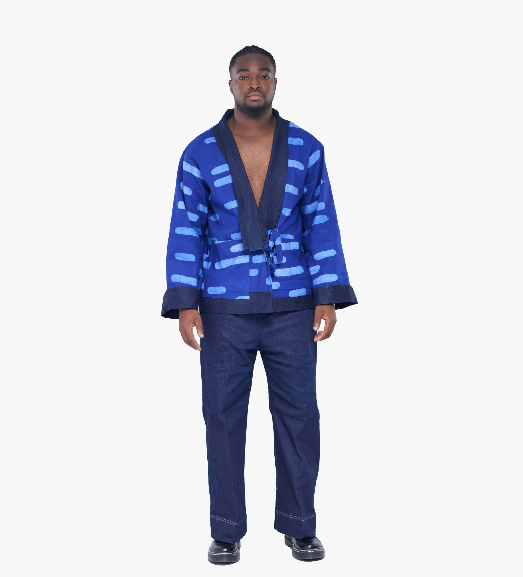 Ensemble kimono teinté - Manche Longue