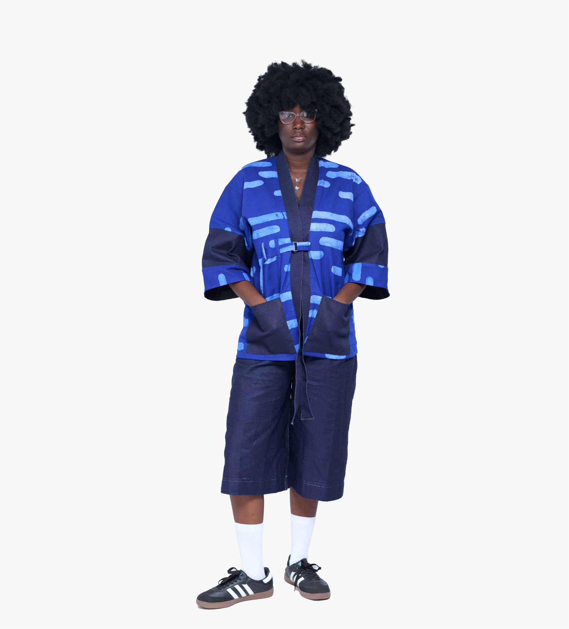 Ensemble Kimono teinté - Manche courte