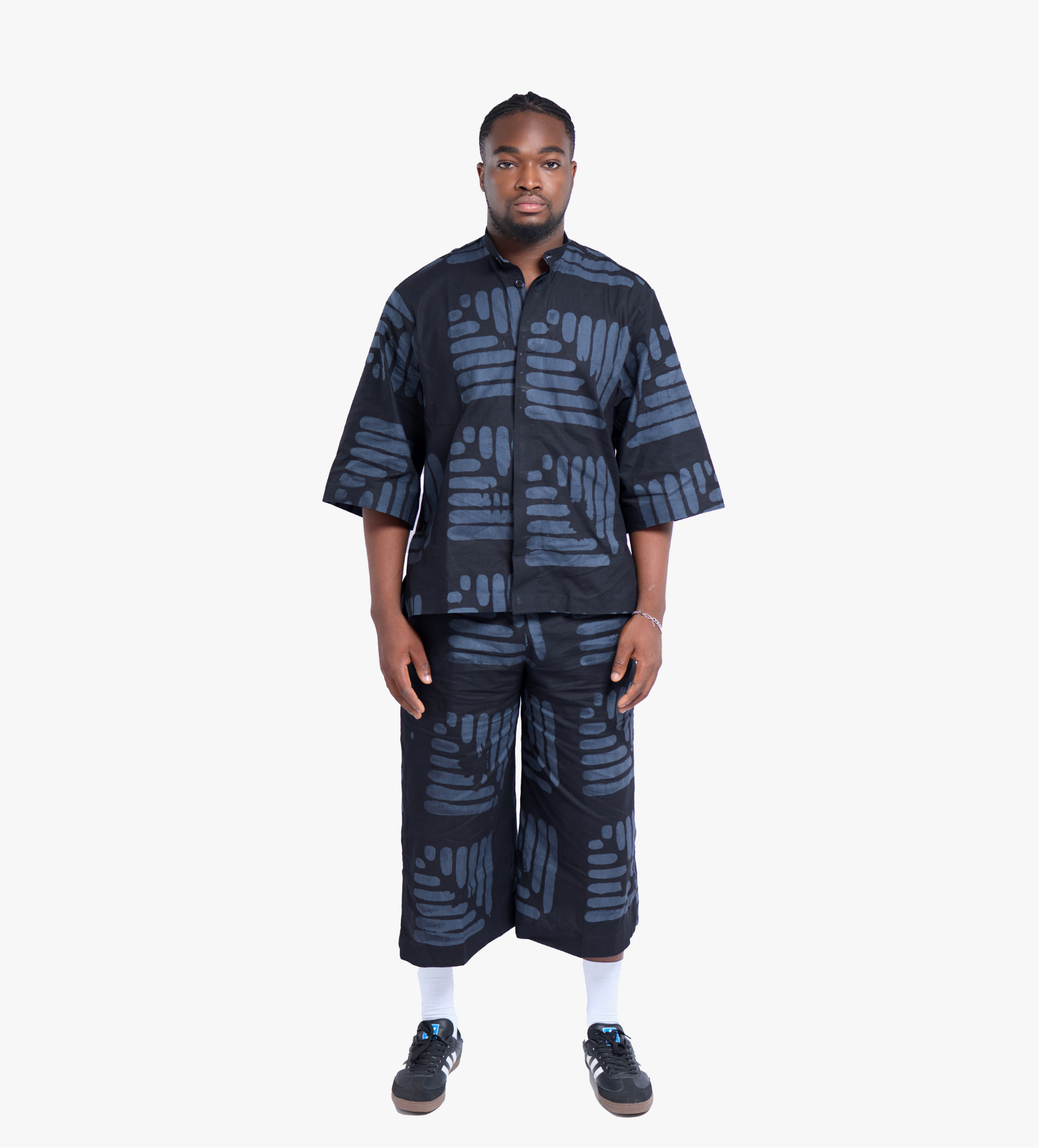 Ensemble “Glyphes Indigo”