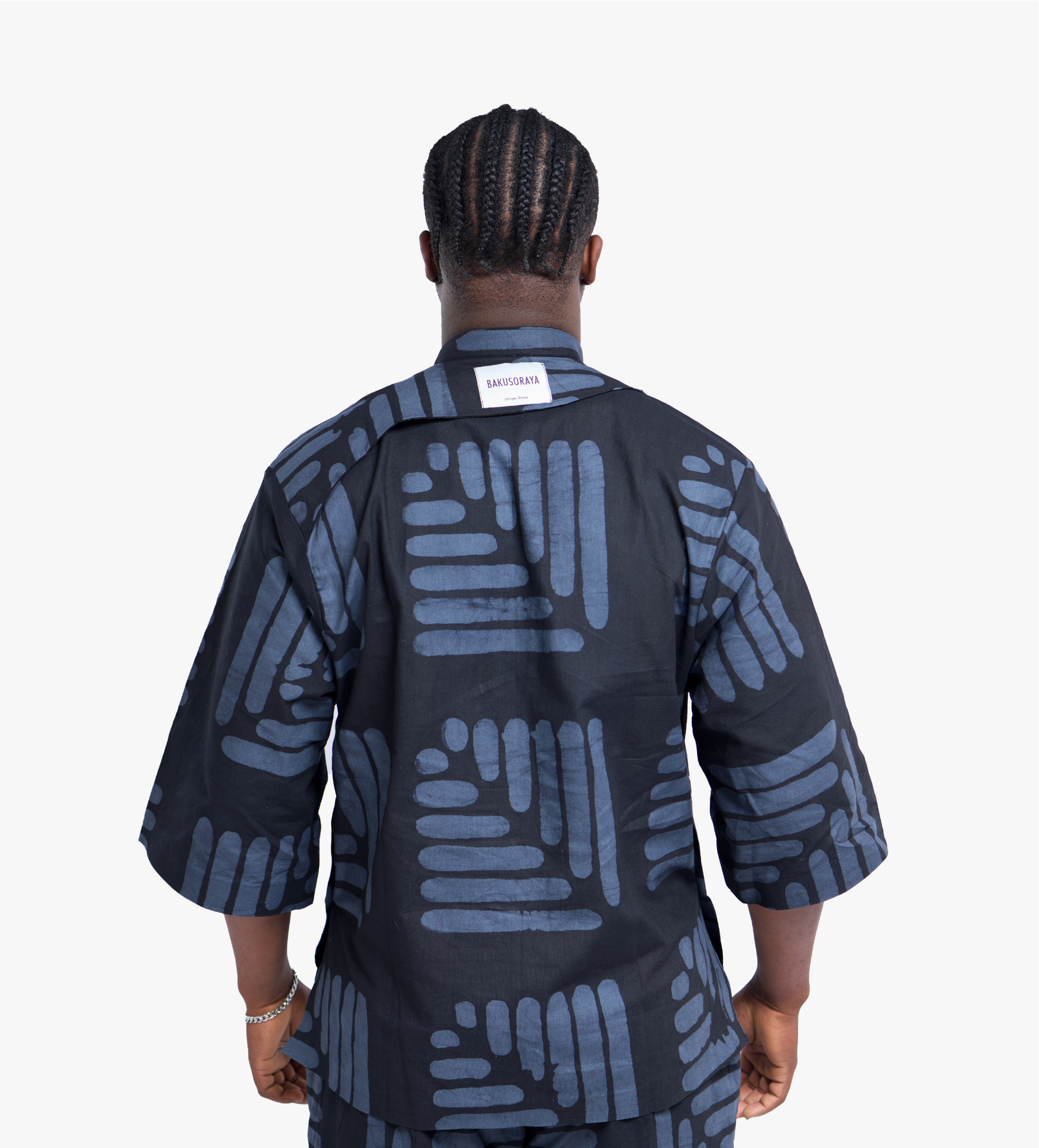 Ensemble “Glyphes Indigo”