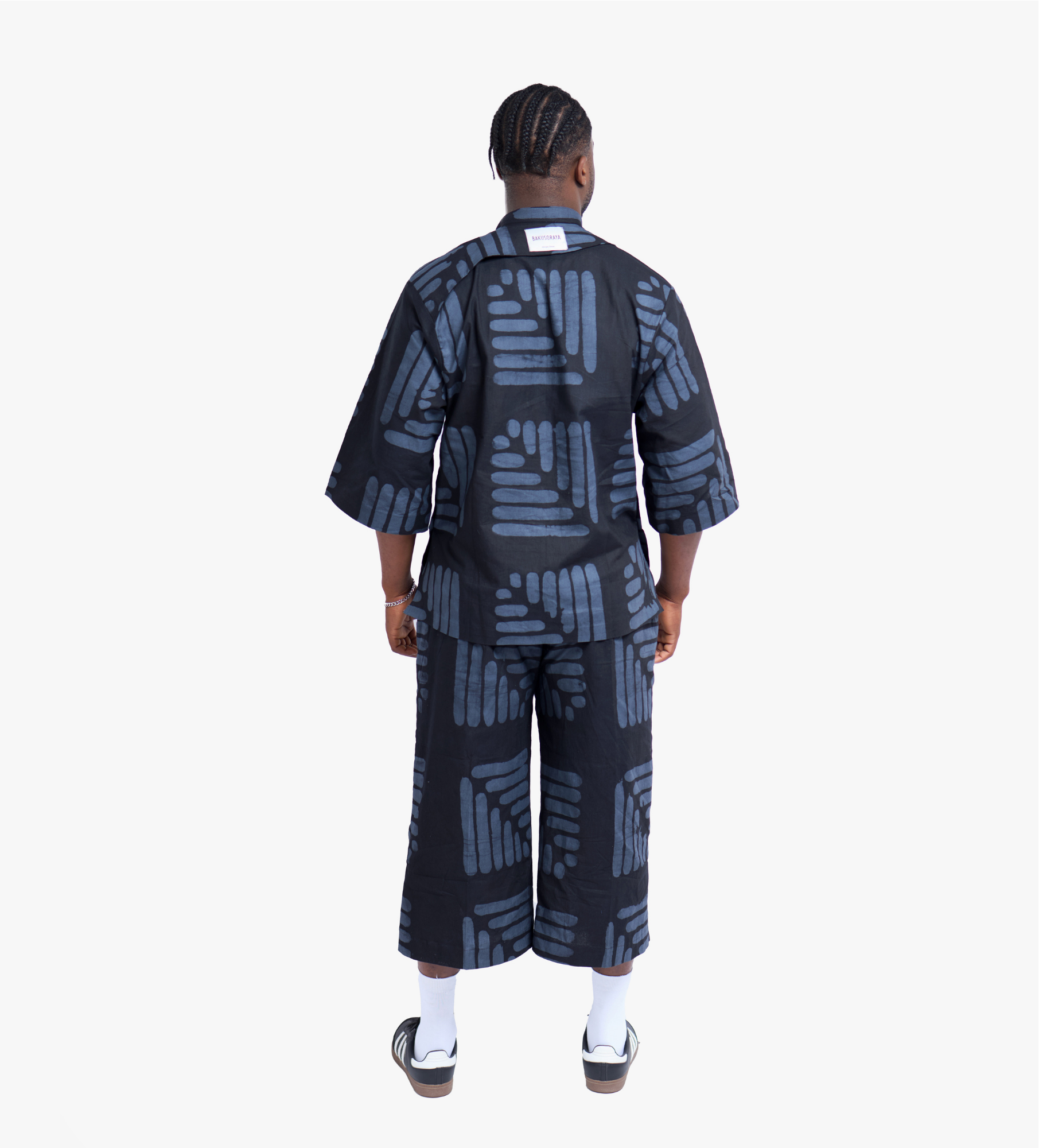 Ensemble “Glyphes Indigo”