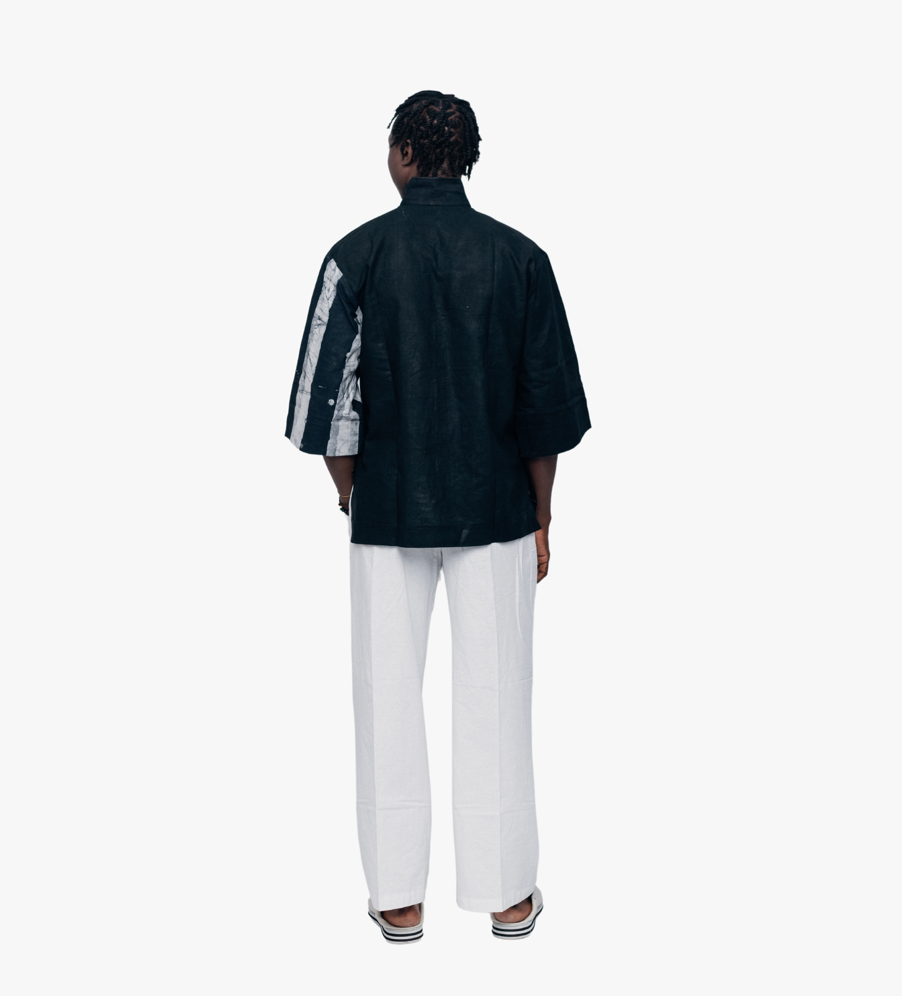 Chemise Tainted Ligne – Noir & Craie