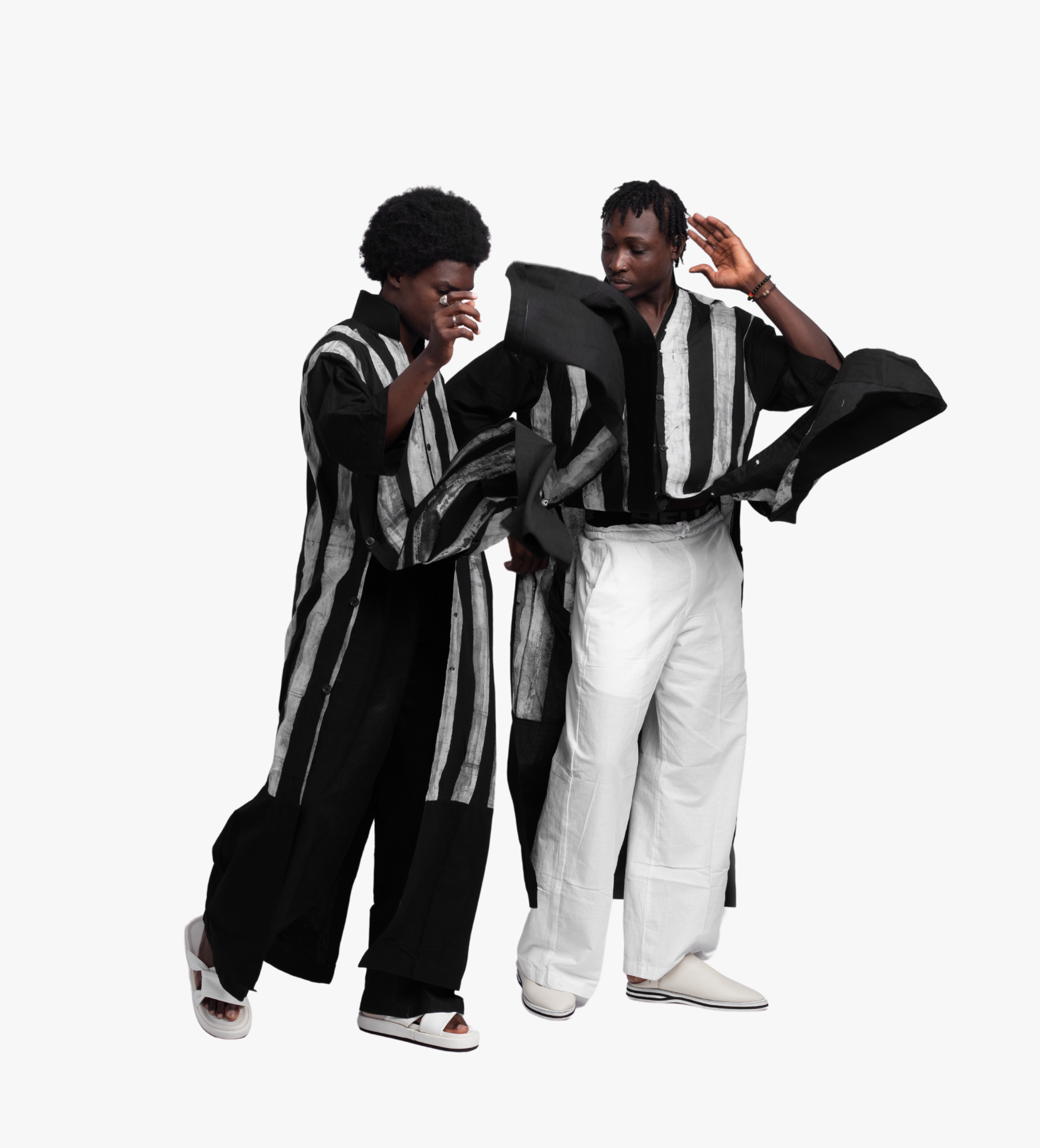 Verticale Sombre – Rayé Brut