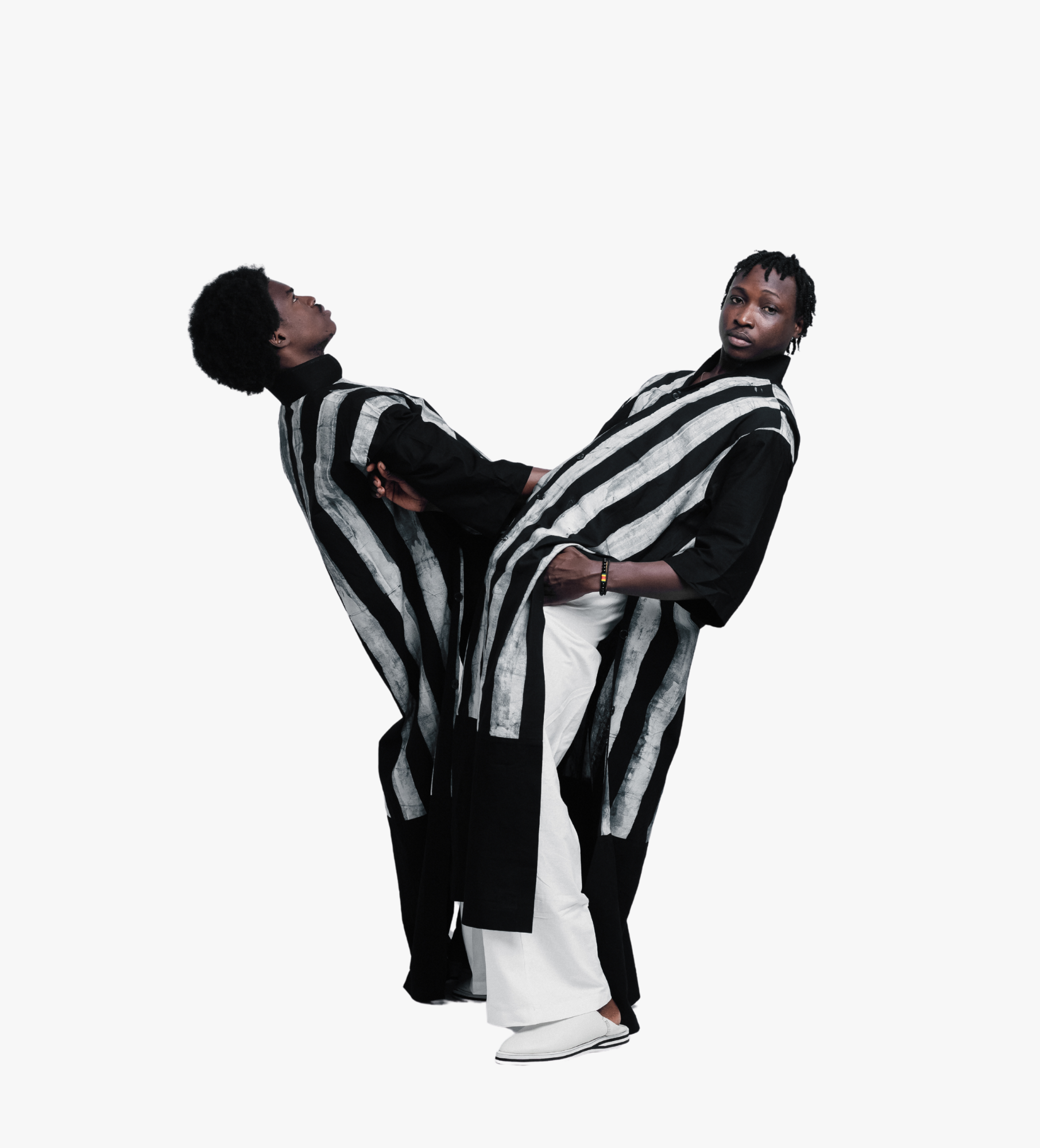 Verticale Sombre – Rayé Brut