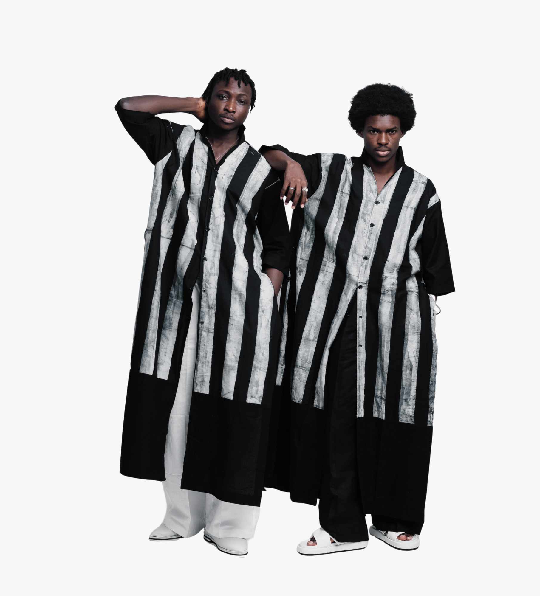 Verticale Sombre – Rayé Brut