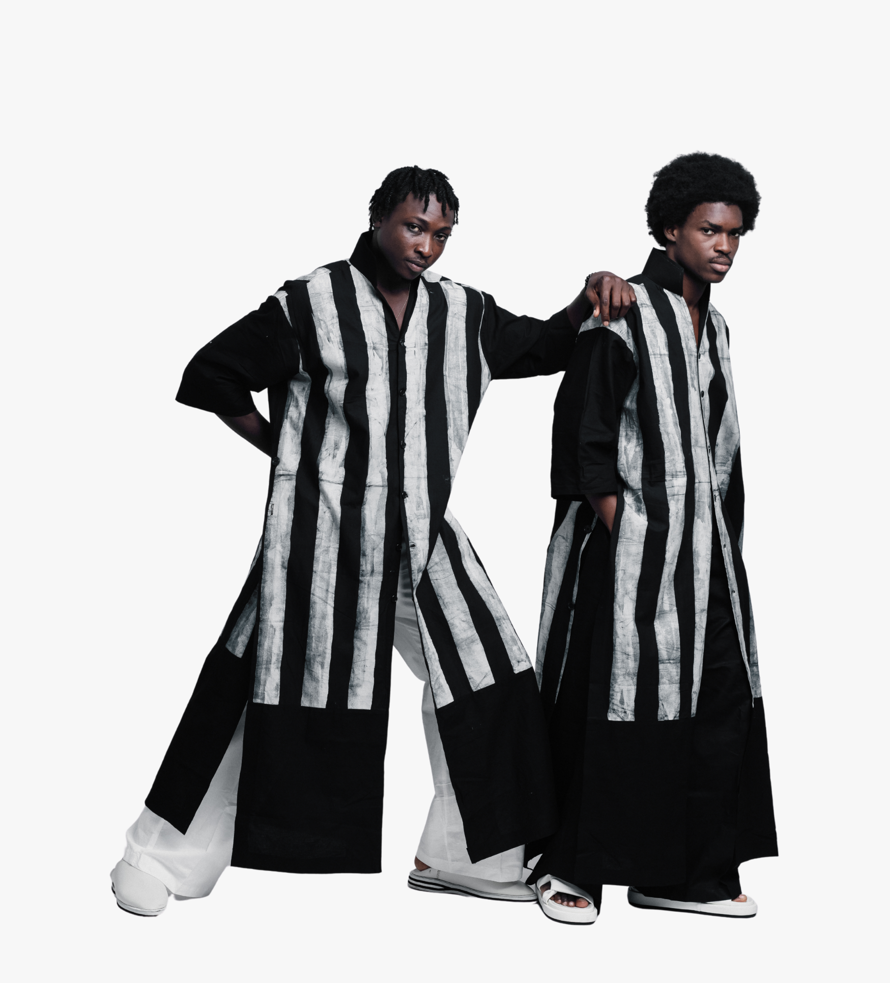 Verticale Sombre – Rayé Brut